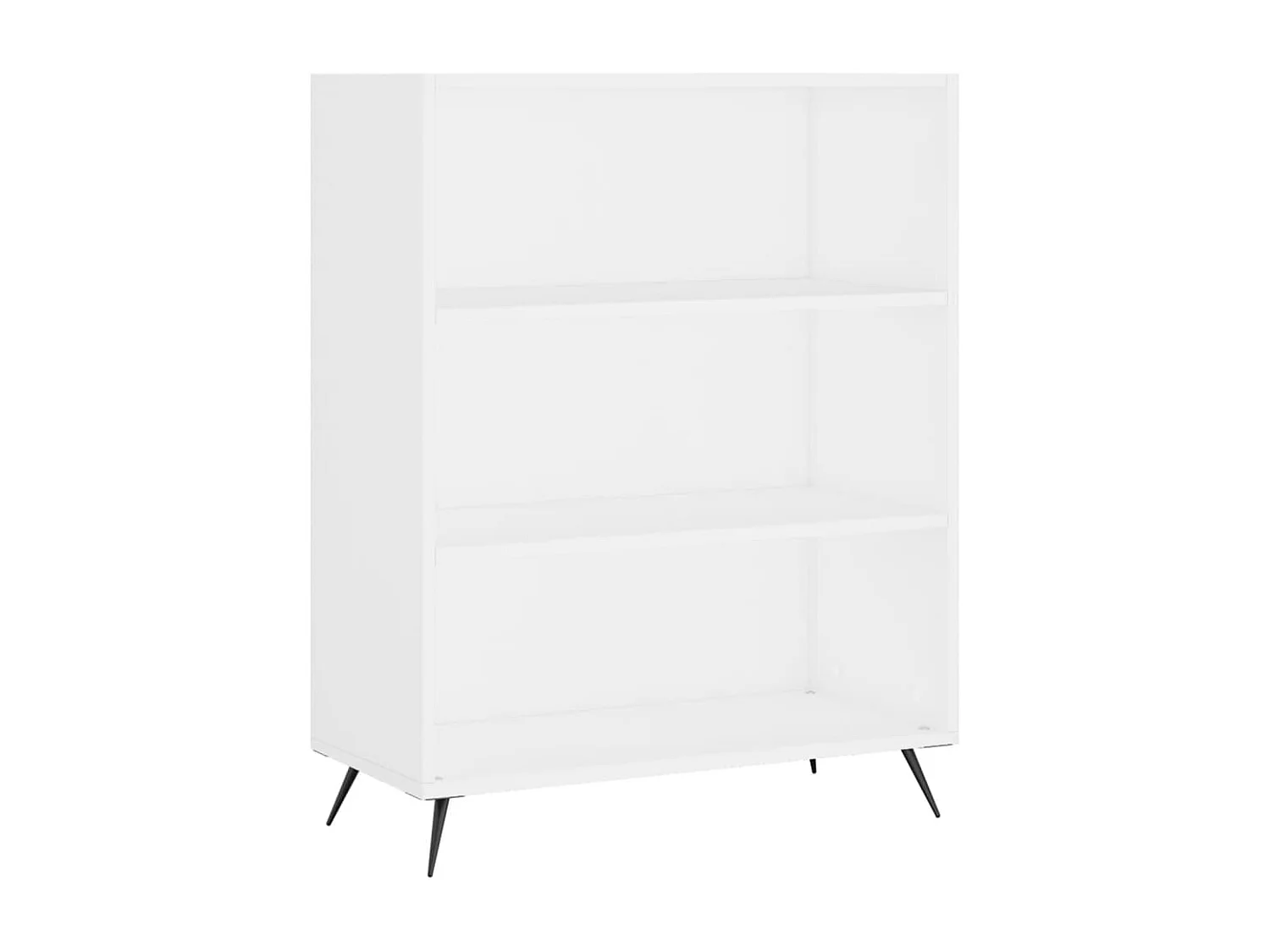 Bücherregal Weiß 69,5x32,5x90 cm Holzwerkstoff