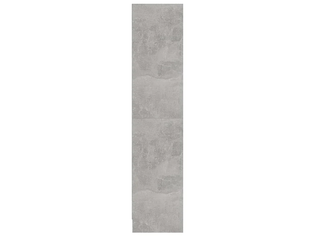 Bibliothèque 3 niveaux Gris béton 60x24x109cm Bois d'ingénierie