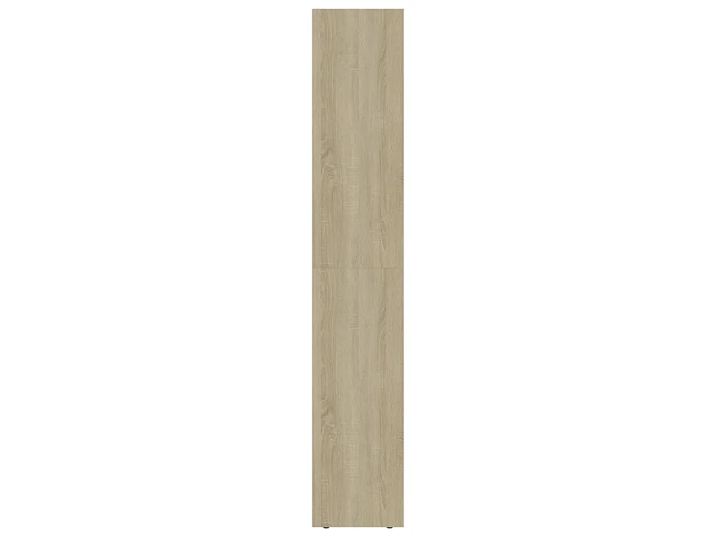 Boekenkast 36x30x171 cm bewerkt hout sonoma eikenkleurig
