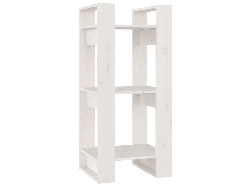 Estante/divisória 41x35x91 cm pinho maciço branco