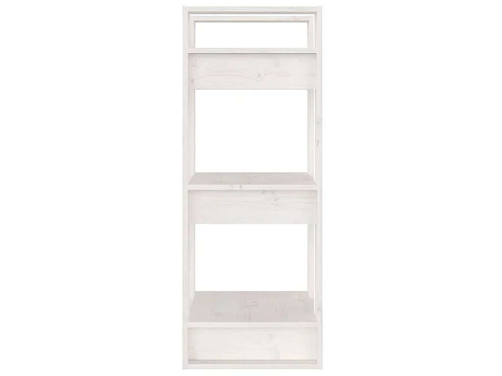 Estante/divisória 41x35x91 cm pinho maciço branco