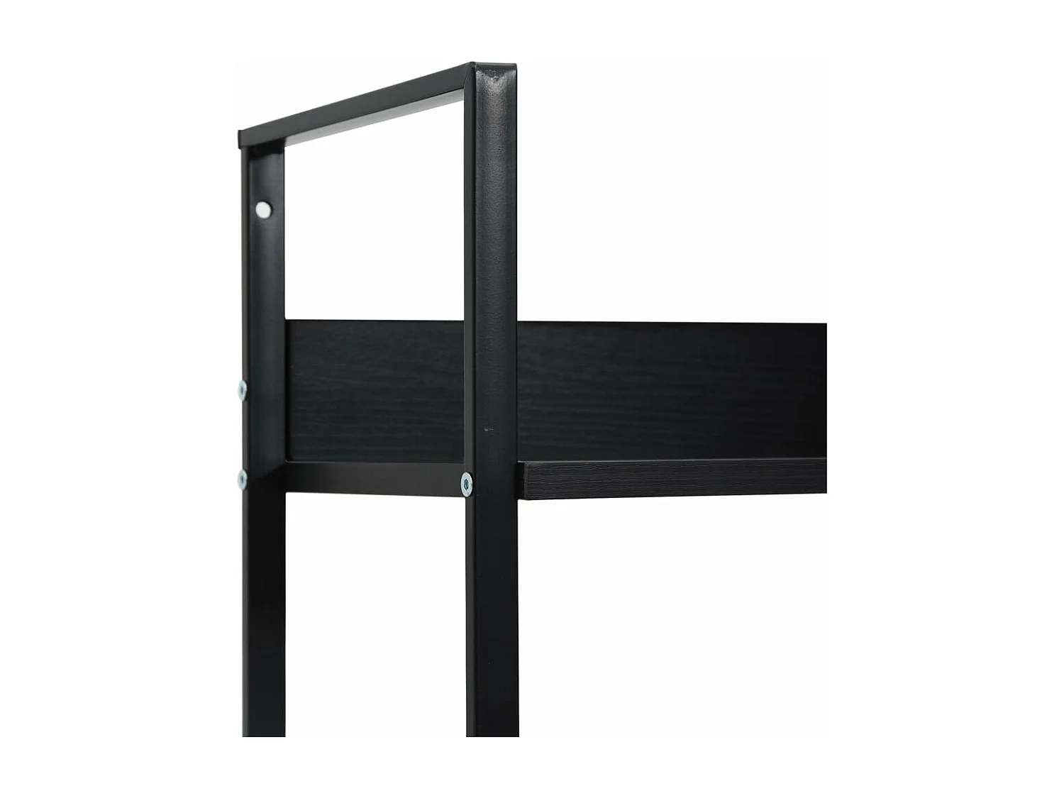 Bücherregal 5 Regalböden Schwarz 60x27,6x158,5 cm Holzwerkstoff