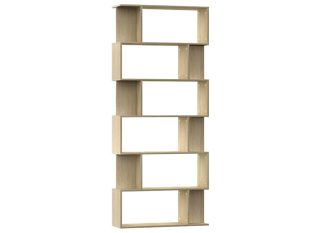 Bibliothèque/Séparateur de pièce Chêne sonoma Bois d'ingénierie