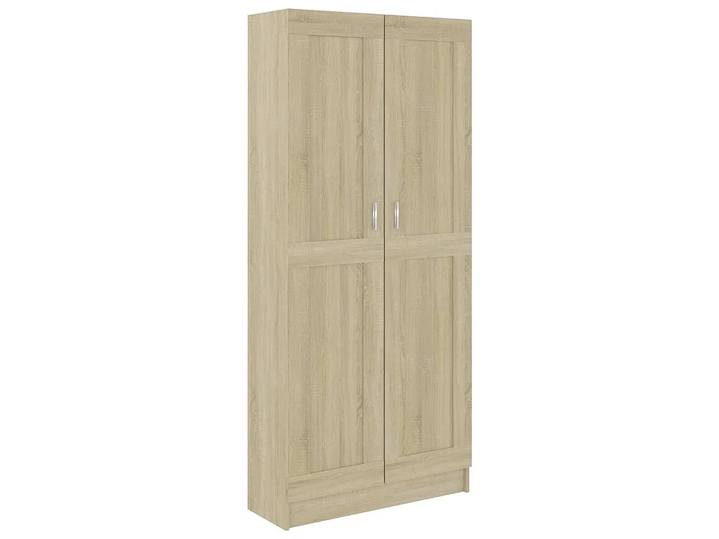 Boekenkast 82,5x30,5x185,5 cm bewerkt hout sonoma eikenkleur