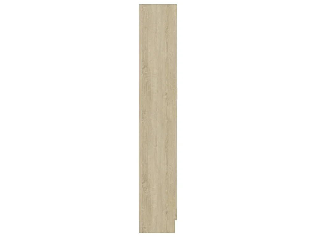 Boekenkast 82,5x30,5x185,5 cm bewerkt hout sonoma eikenkleur