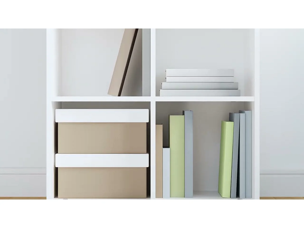 Bibliothèque/Buffet Blanc 66x30x130 cm Bois d'ingénierie