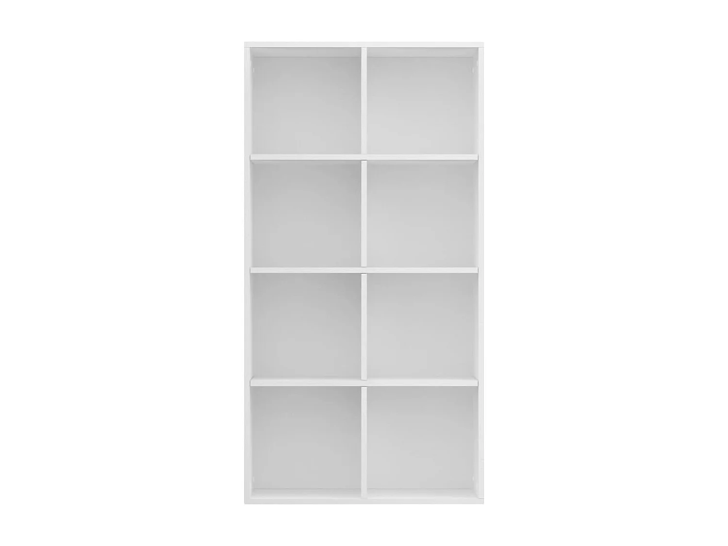 Bibliothèque/Buffet Blanc 66x30x130 cm Bois d'ingénierie