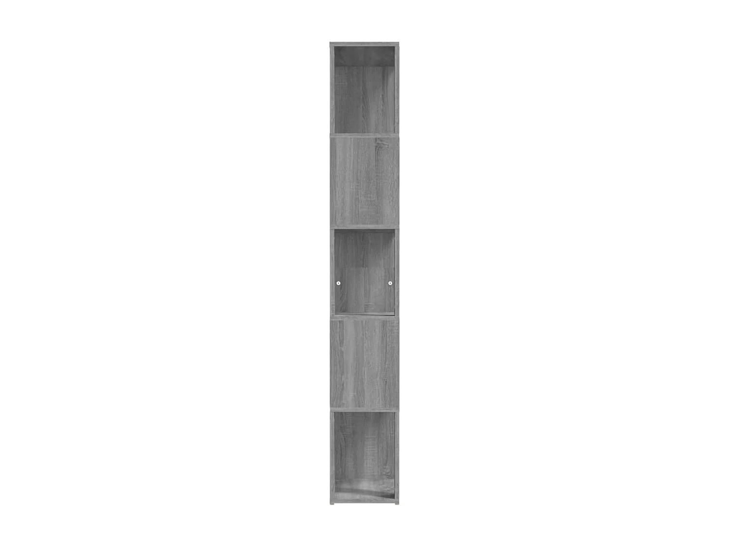 Bibliothèque Sonoma gris 45x24x160 cm Bois d'ingénierie