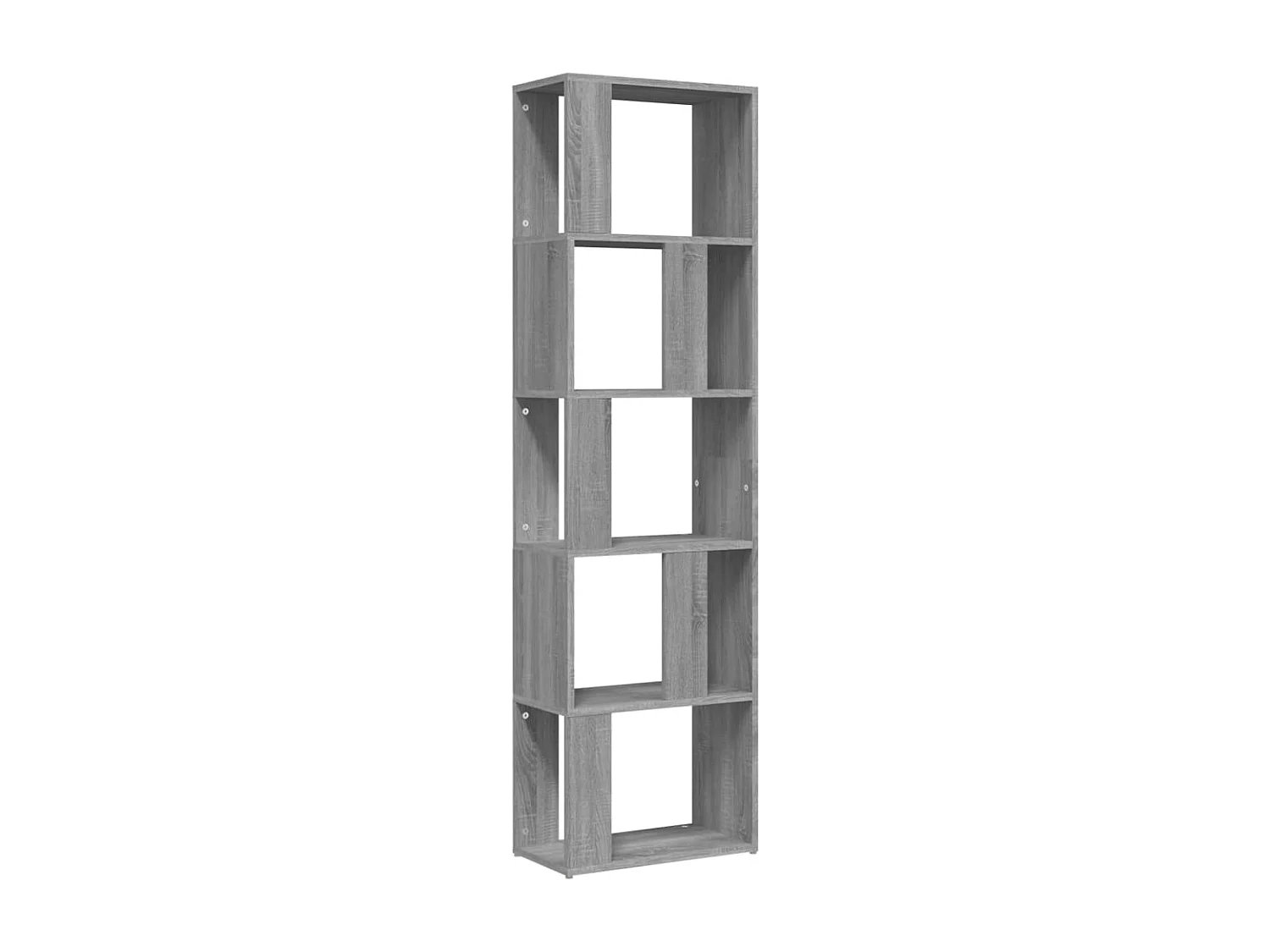 Bibliothèque Sonoma gris 45x24x160 cm Bois d'ingénierie
