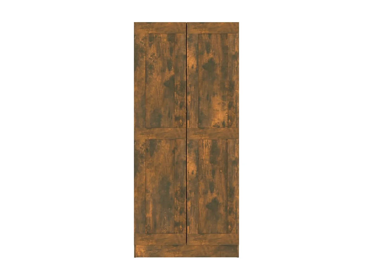 Boekenkast 82,5x30,5x185,5 cm bewerkt hout gerookt eikenkleurig