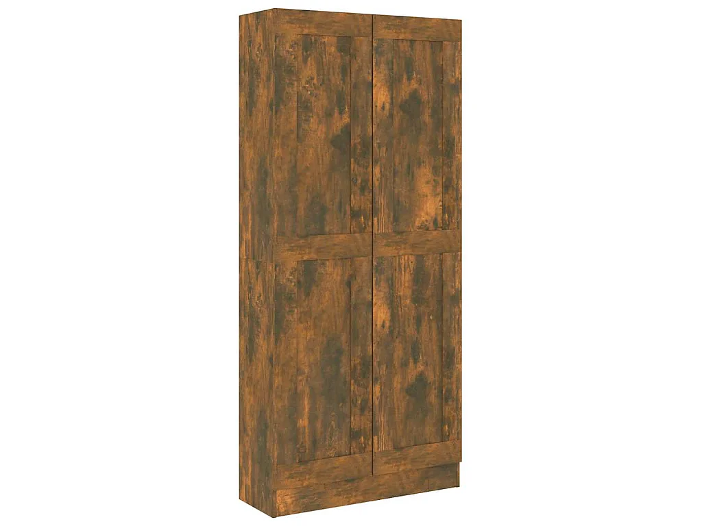 Comodino Rovere Fumo 82,5x30,5x185,5 cm in Legno Multistrato