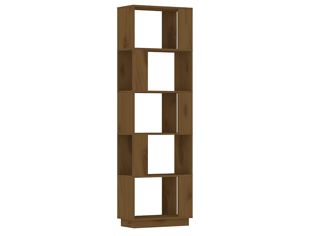 Bibliothèque/Cloison Marron miel 51x25x163,5 cm Pin solide