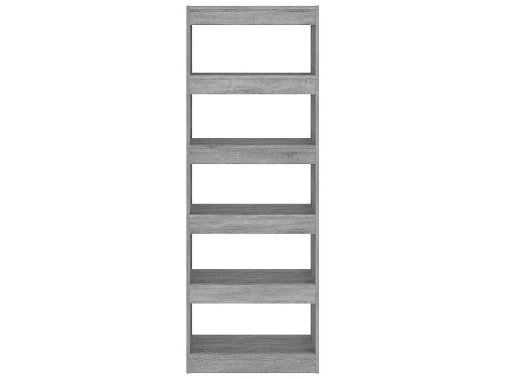 Bibliothèque/Séparateur de pièce Sonoma gris Bois d'ingénierie