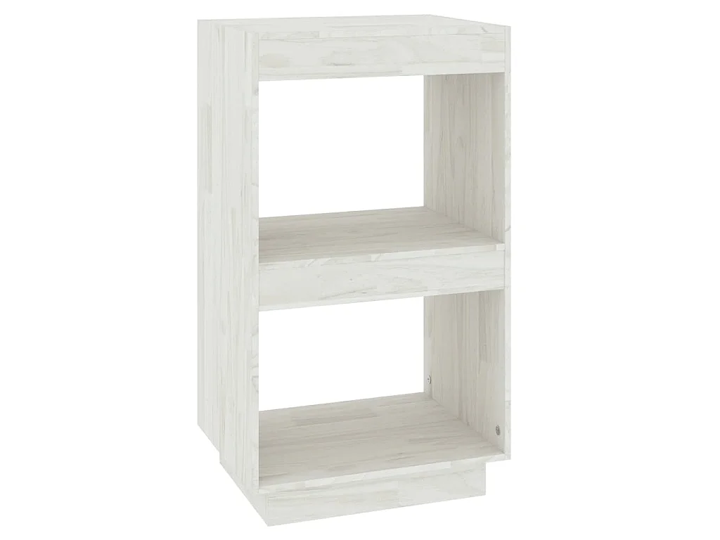 Bibliothèque Blanc 40x35x71 cm Bois de pin massif