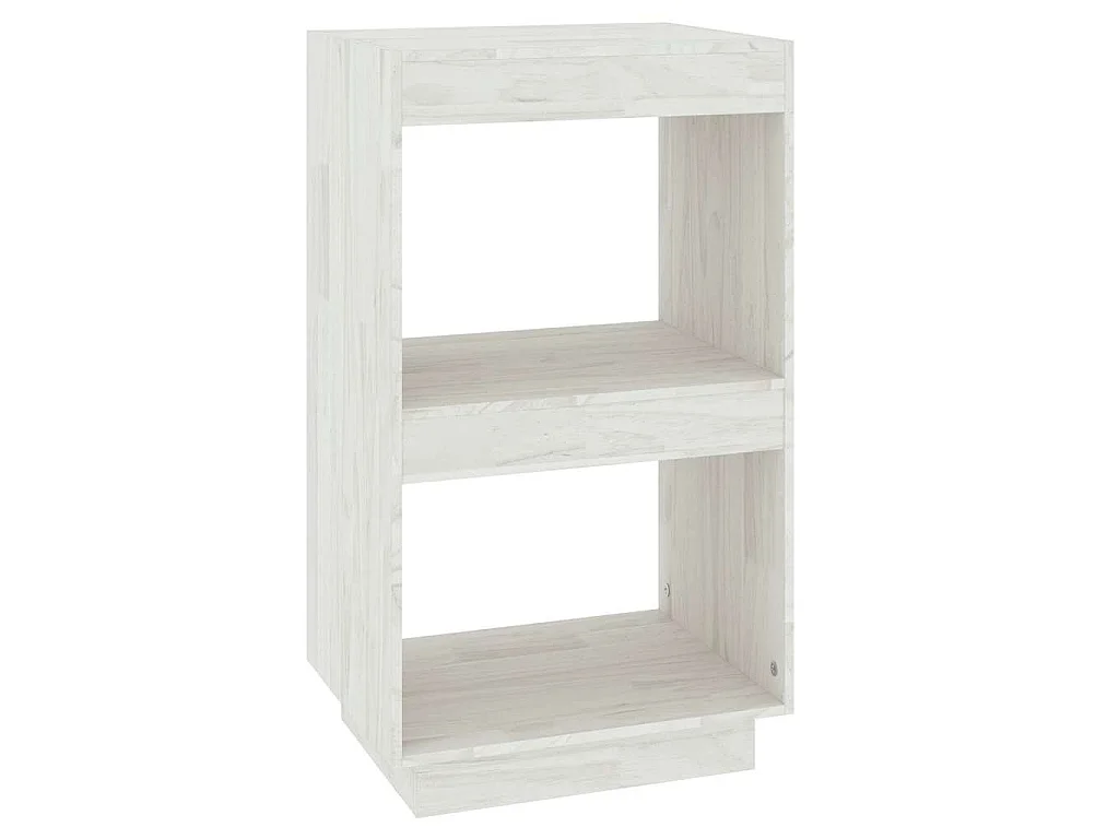 Bibliothèque Blanc 40x35x71 cm Bois de pin massif