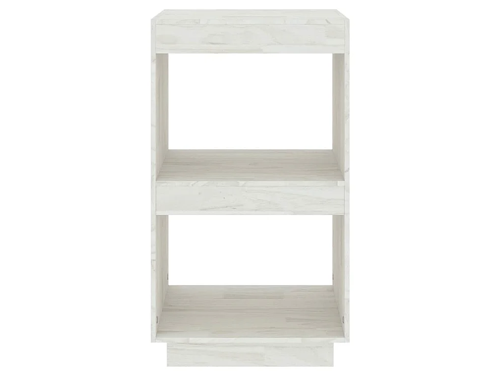 Bibliothèque Blanc 40x35x71 cm Bois de pin massif