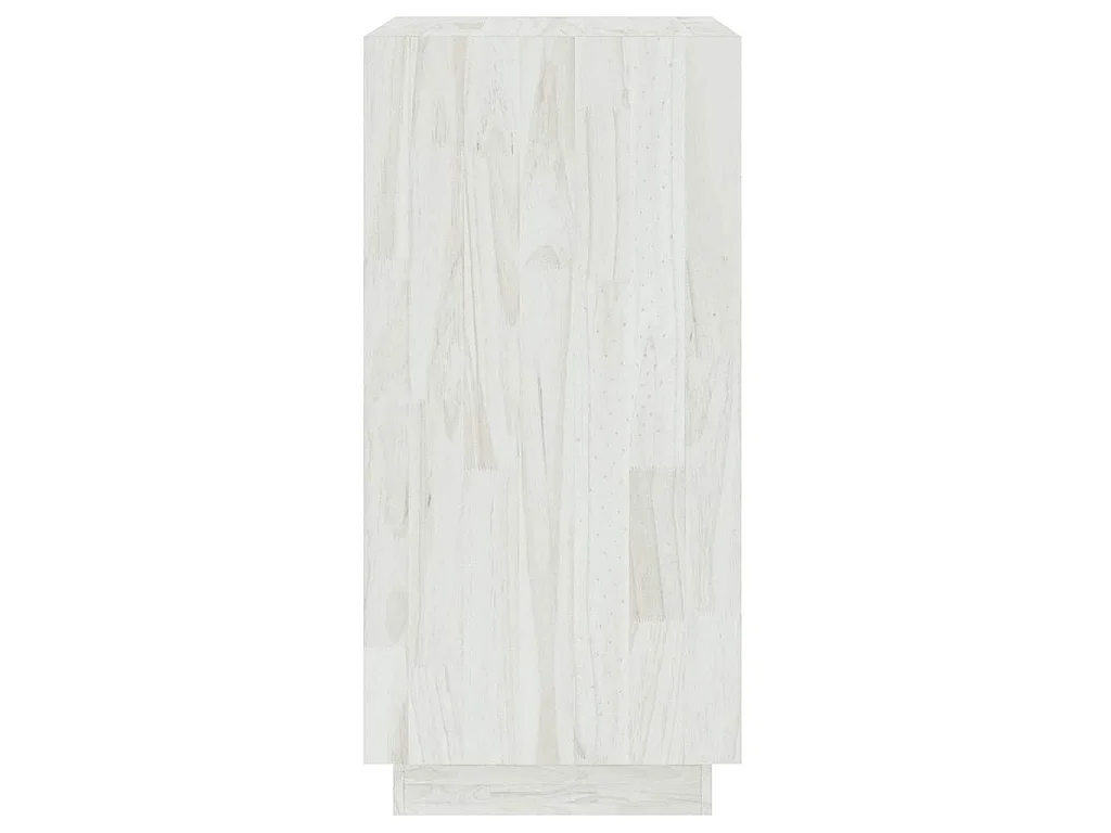 Bibliothèque Blanc 40x35x71 cm Bois de pin massif