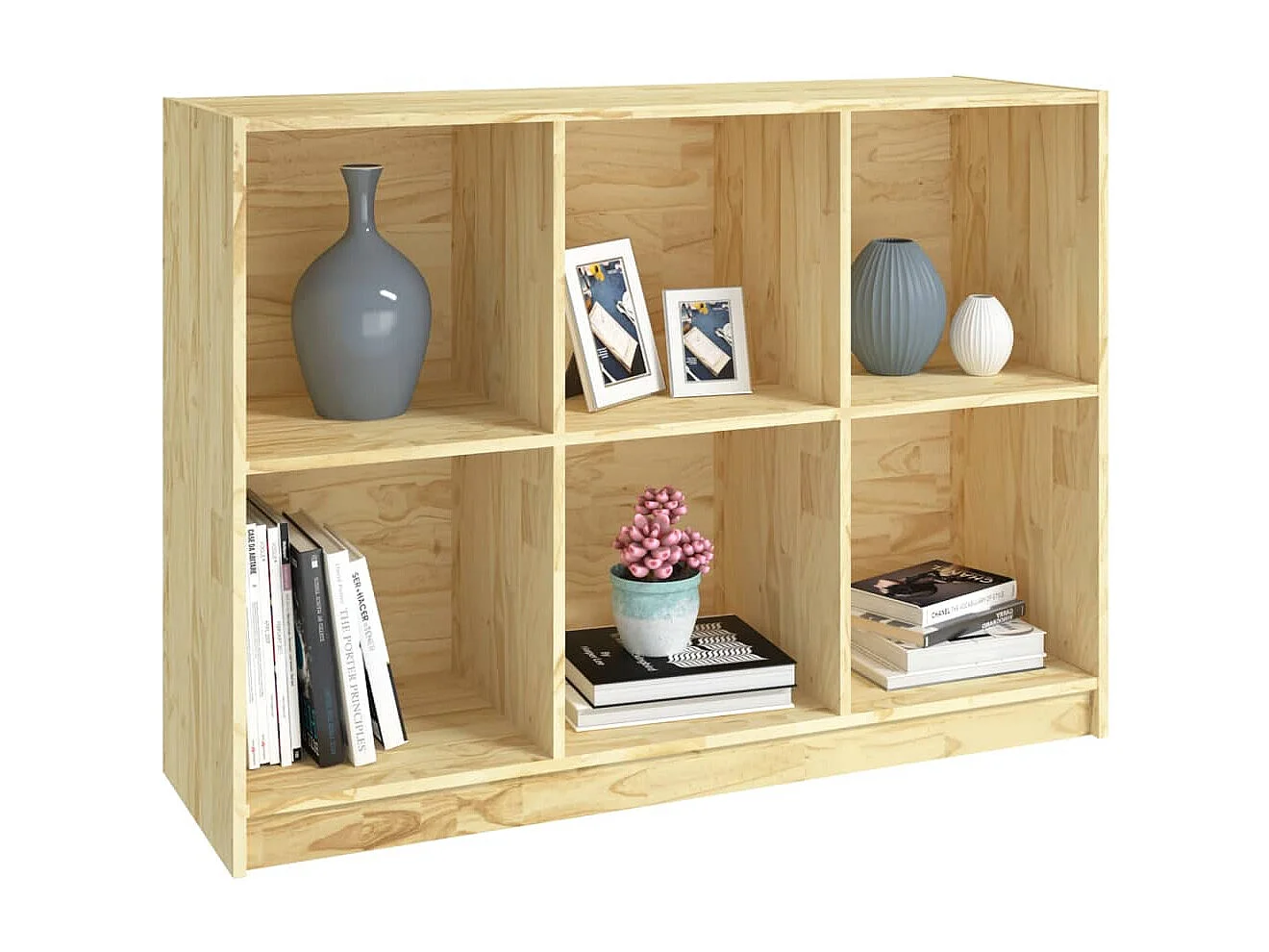 Bibliothèque 104x33x76 cm bois de pin massif