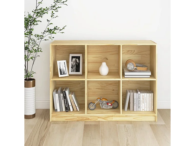 Bibliothèque 104x33x76 cm bois de pin massif