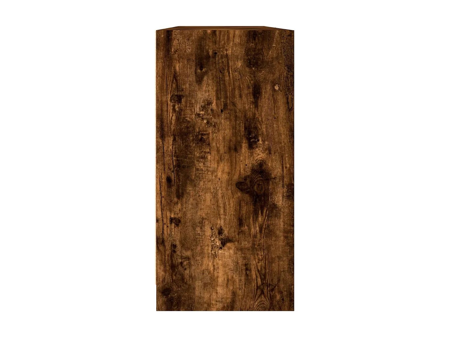 Bibliothèque avec portes chêne fumé 204x37x75 cm