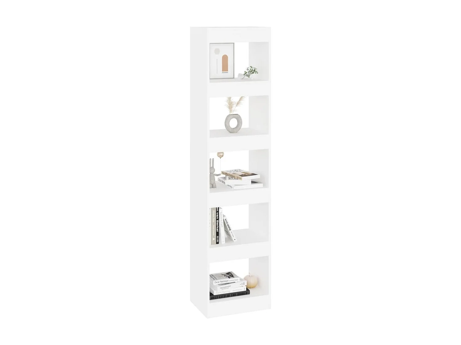 Bibliothèque/Séparateur de pièce Blanc 40x30x166 cm