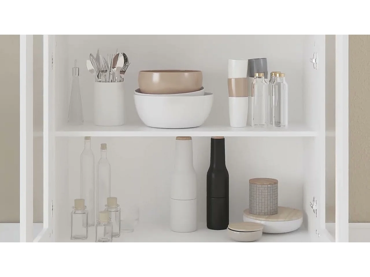 Armoire à vitrine Blanc 82,5x30,5x150 cm Bois d'ingénierie