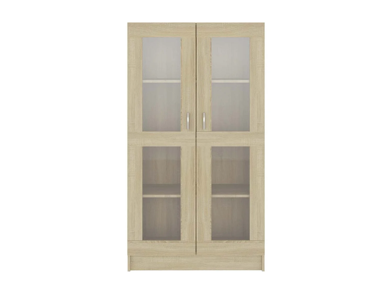 Armoire à vitrine Chêne sonoma 82,5x30,5x150 cm Bois ingénierie