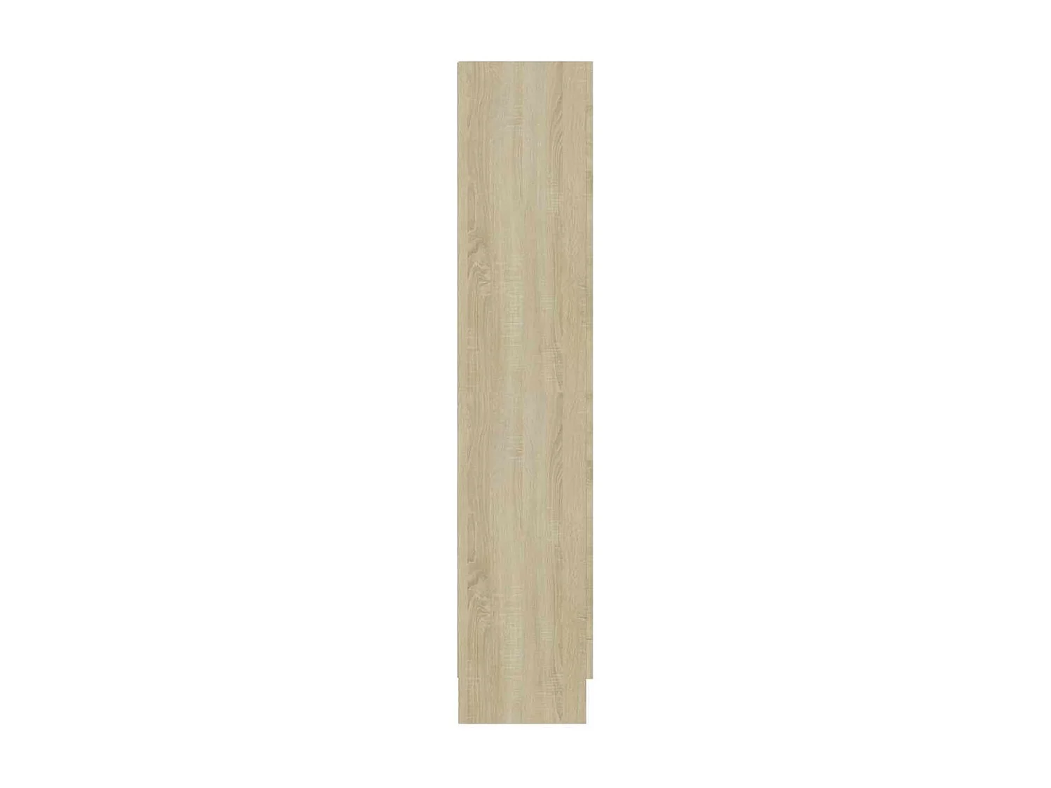 Vitrinekast 82,5x30,5x150 cm bewerkt hout sonoma eikenkleurig