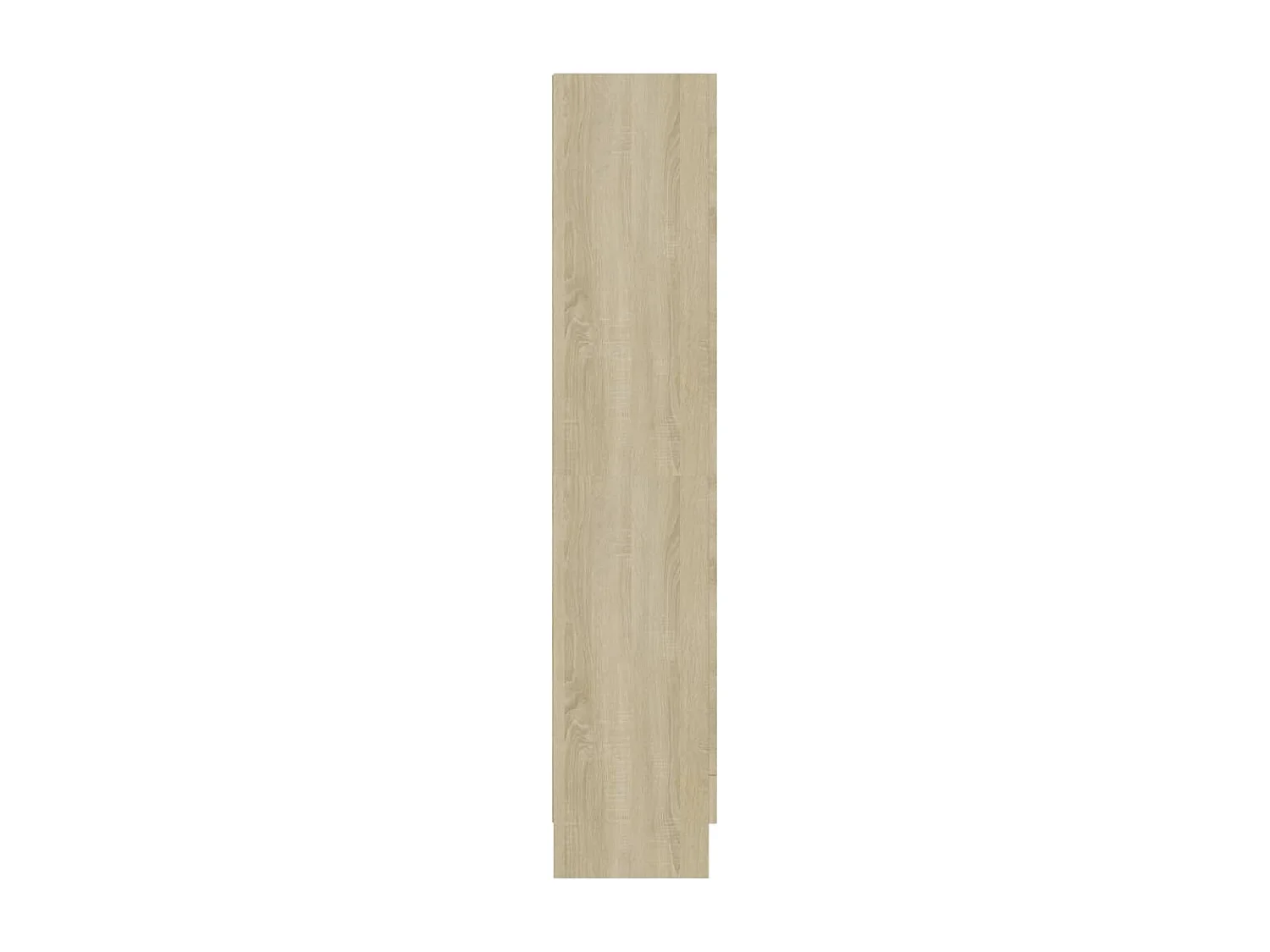 Vitrinekast 82,5x30,5x150 cm bewerkt hout sonoma eikenkleurig
