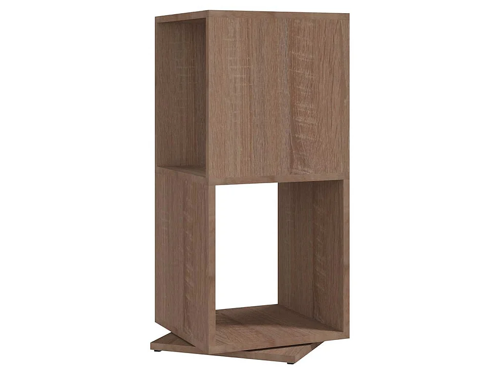 Armoire rotative Chêne Sonoma 34,5x34,5x75,5 cm bois ingénierie