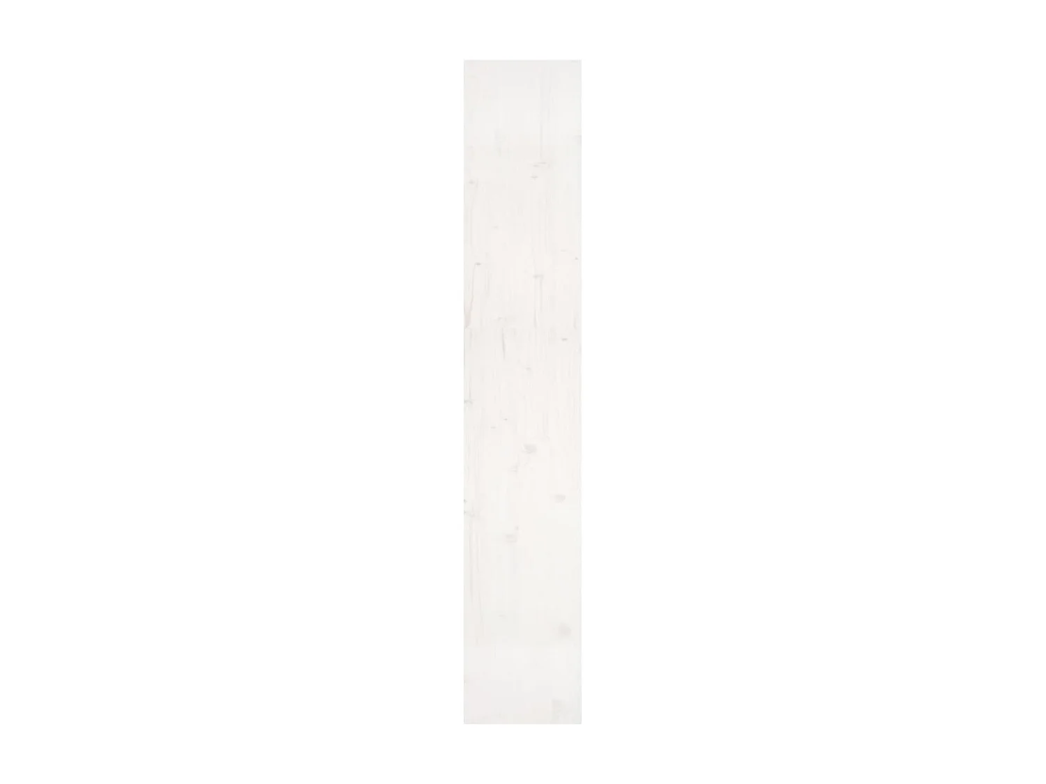 Bücherregal/Raumteiler Weiß 80x30x167,4 cm Massivholz Kiefer