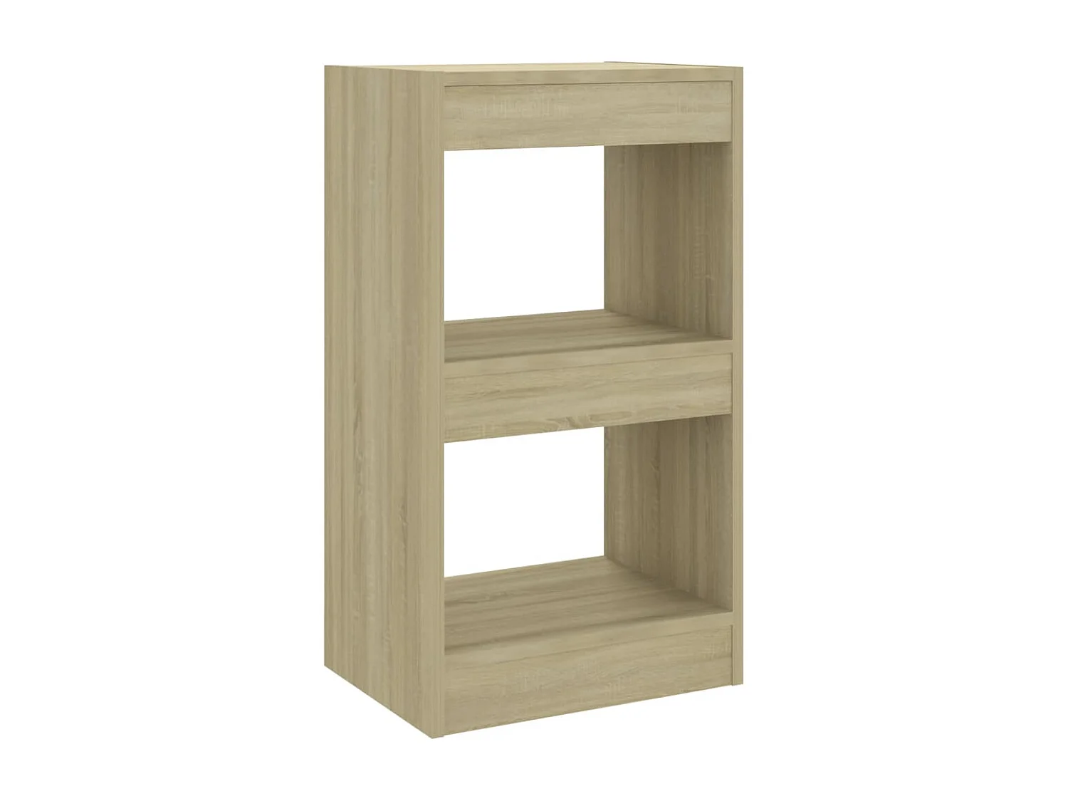 Bücherregal/Raumteiler Sonoma-Eiche 40x30x72 cm