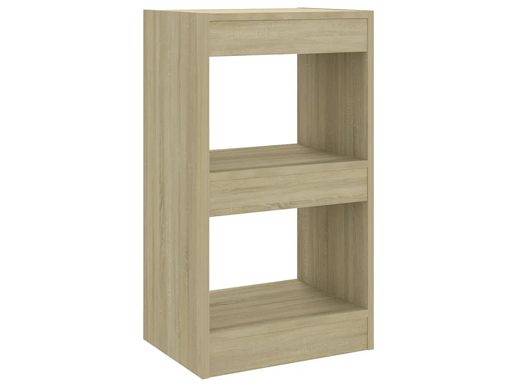 Bibliothèque/Séparateur de pièce Chêne Sonoma 40x30x72 cm