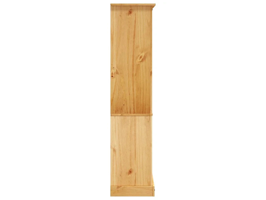 Bibliothèque 5 niveaux Gamme Corona Pin mexicain 80x40x170 cm