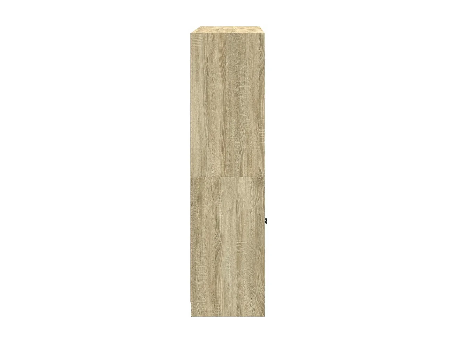 Bibliothèque avec portes chêne sonoma 136x37x142 cm