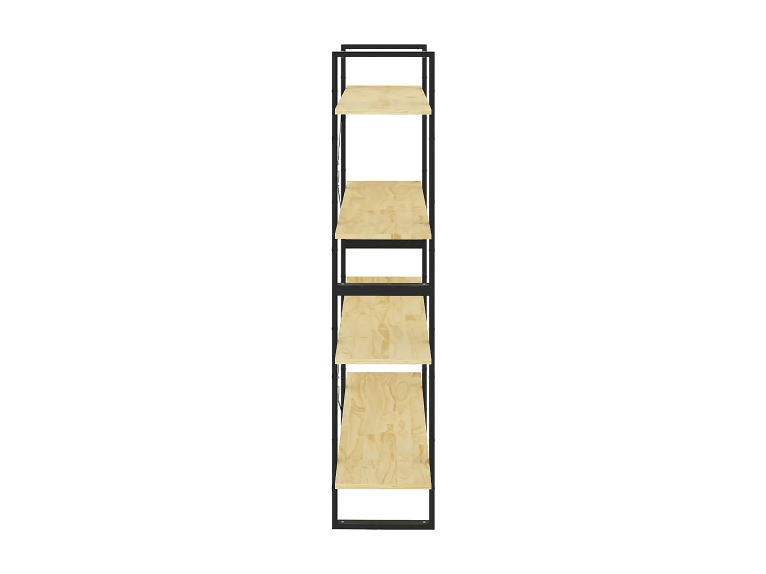 Bibliothèque à 4 niveaux 100x30x140 cm Bois de pin massif
