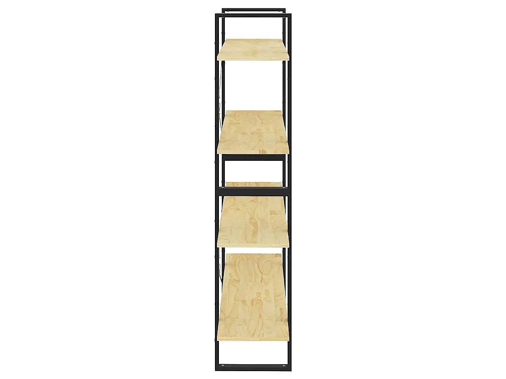 Bibliothèque à 4 niveaux 100x30x140 cm Bois de pin massif