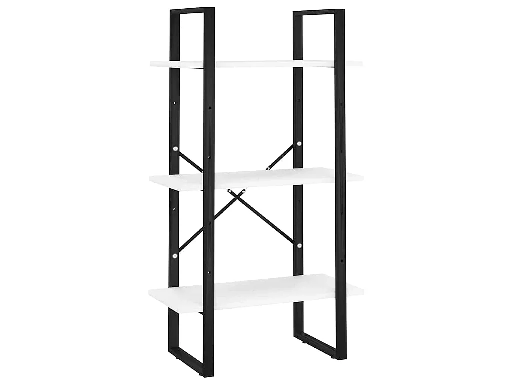 Estantería de 5 niveles madera contrachapada gris 60x30x175 cm