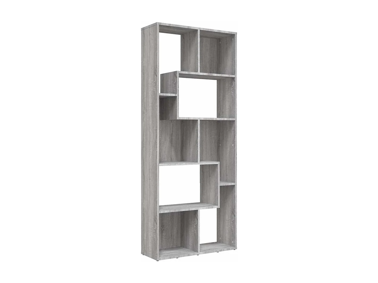 Bibliothèque Sonoma gris 67x24x161 cm Bois d'ingénierie