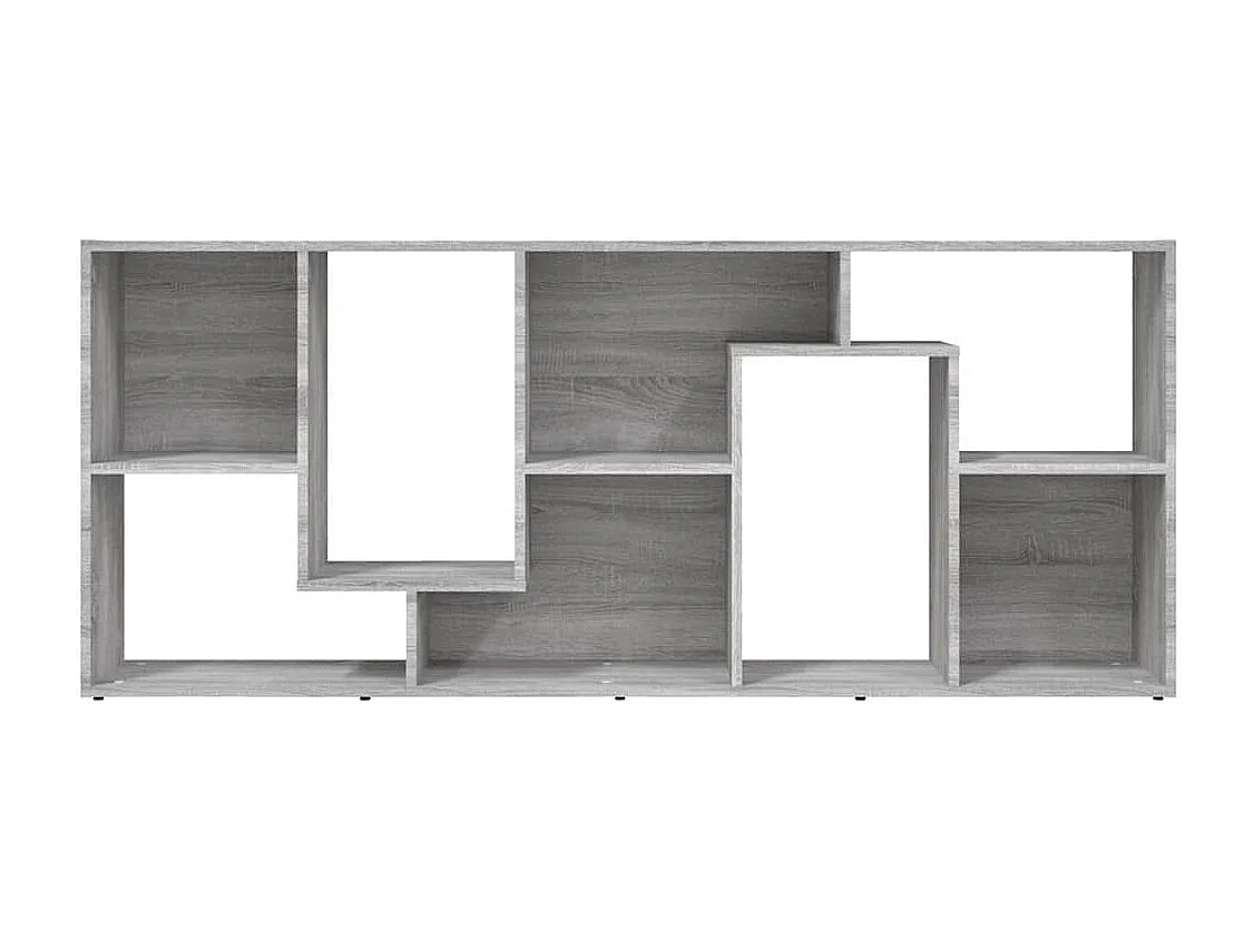 Bibliothèque Sonoma gris 67x24x161 cm Bois d'ingénierie