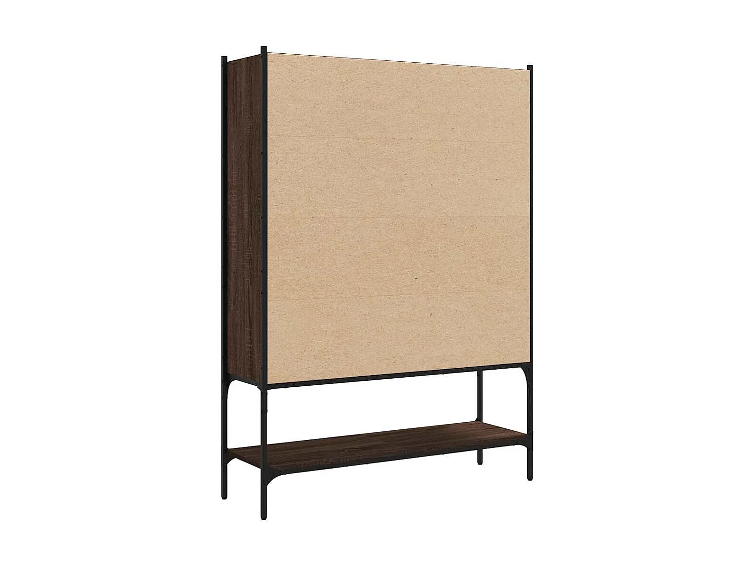 Bibliothèque chêne marron 102x30x141,5 cm bois d'ingénierie