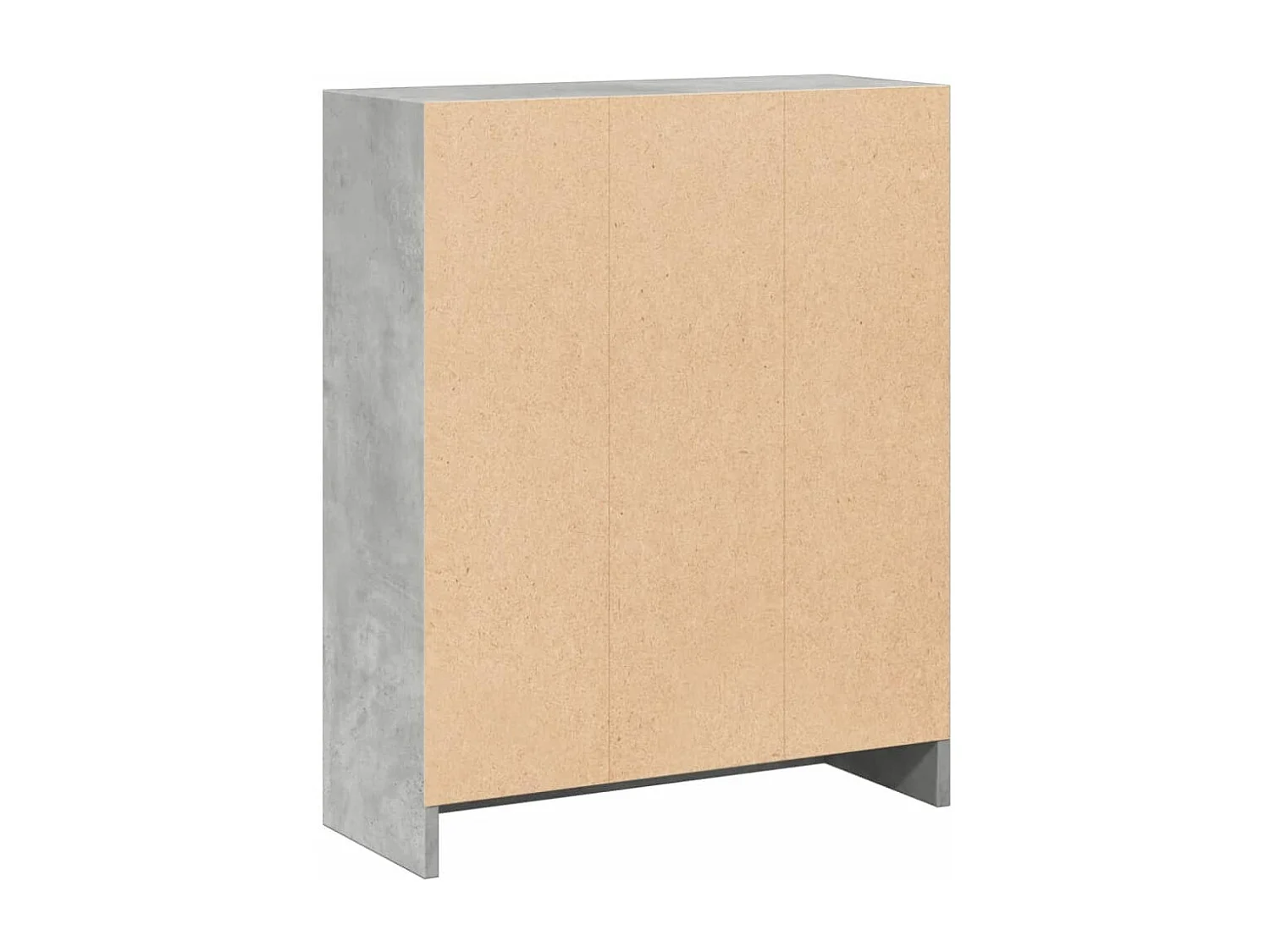 Bibliothèque Gris béton 60x24x76 cm Bois d'ingénierie