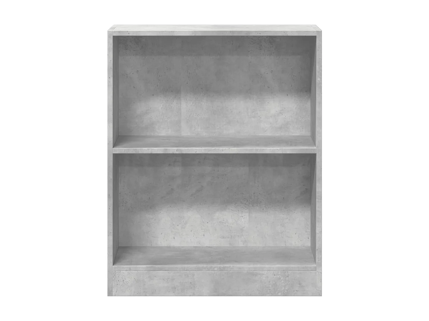 Bibliothèque Gris béton 60x24x76 cm Bois d'ingénierie