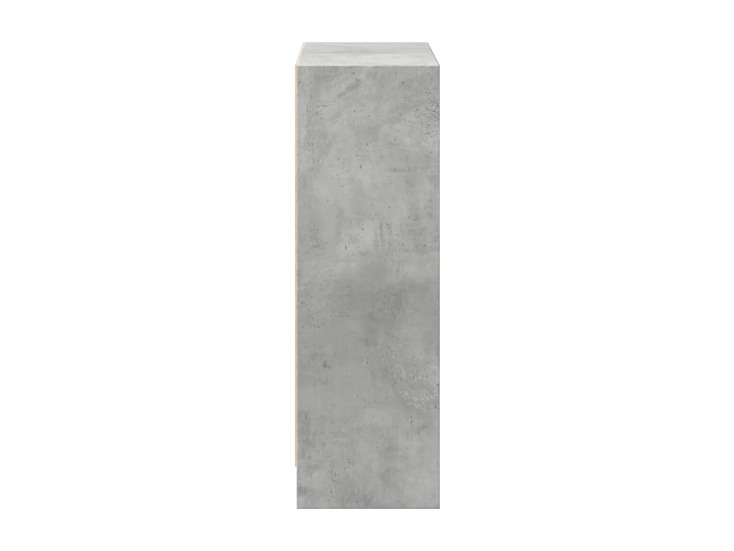 Bibliothèque Gris béton 60x24x76 cm Bois d'ingénierie
