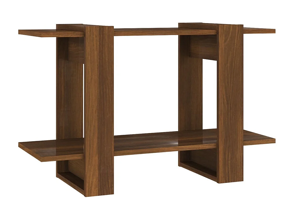 Libreria/Divisorio Rovere Marrone 80x30x51 cm