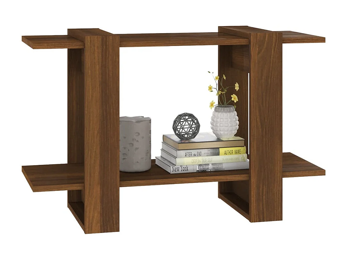 Libreria/Divisorio Rovere Marrone 80x30x51 cm