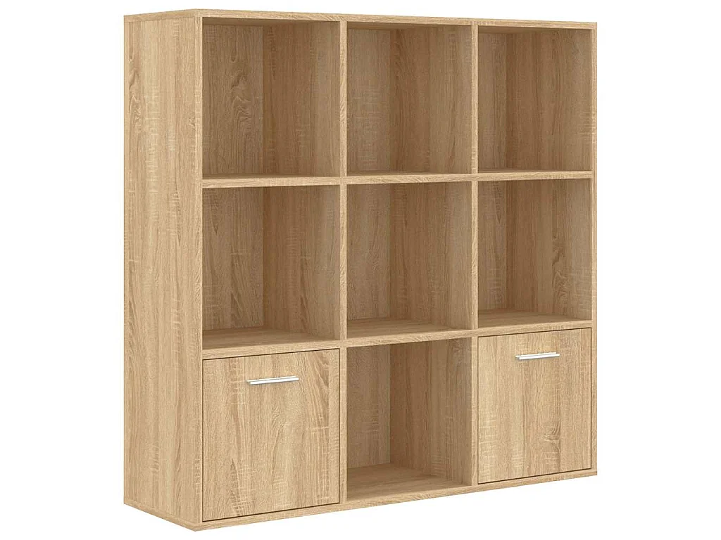 Bibliothèque Chêne sonoma 98x30x98 cm Bois d’ingénierie