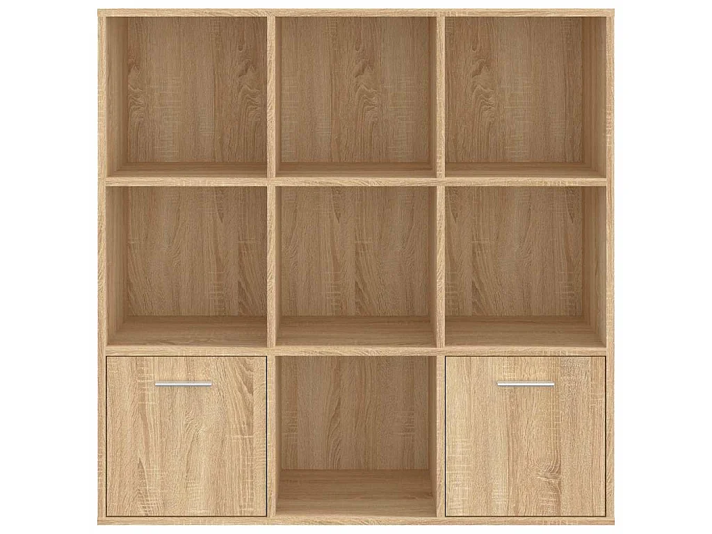 Bibliothèque Chêne sonoma 98x30x98 cm Bois d’ingénierie
