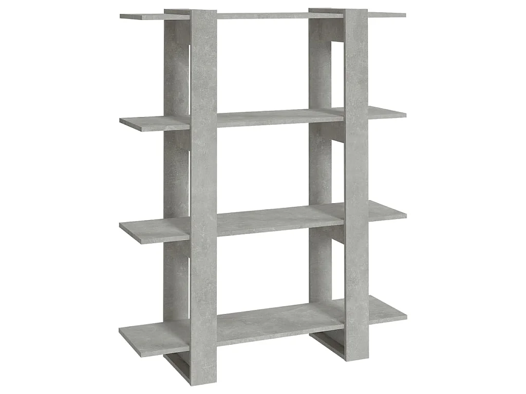 Libreria/Divisorio Grigio Cemento 100x30x123,5 cm