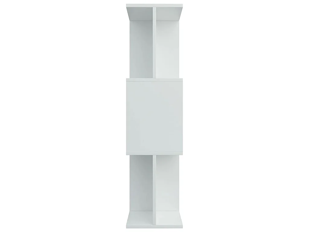 Bücherregal/Raumteiler Weiß 80x24x96 cm Holzwerkstoff